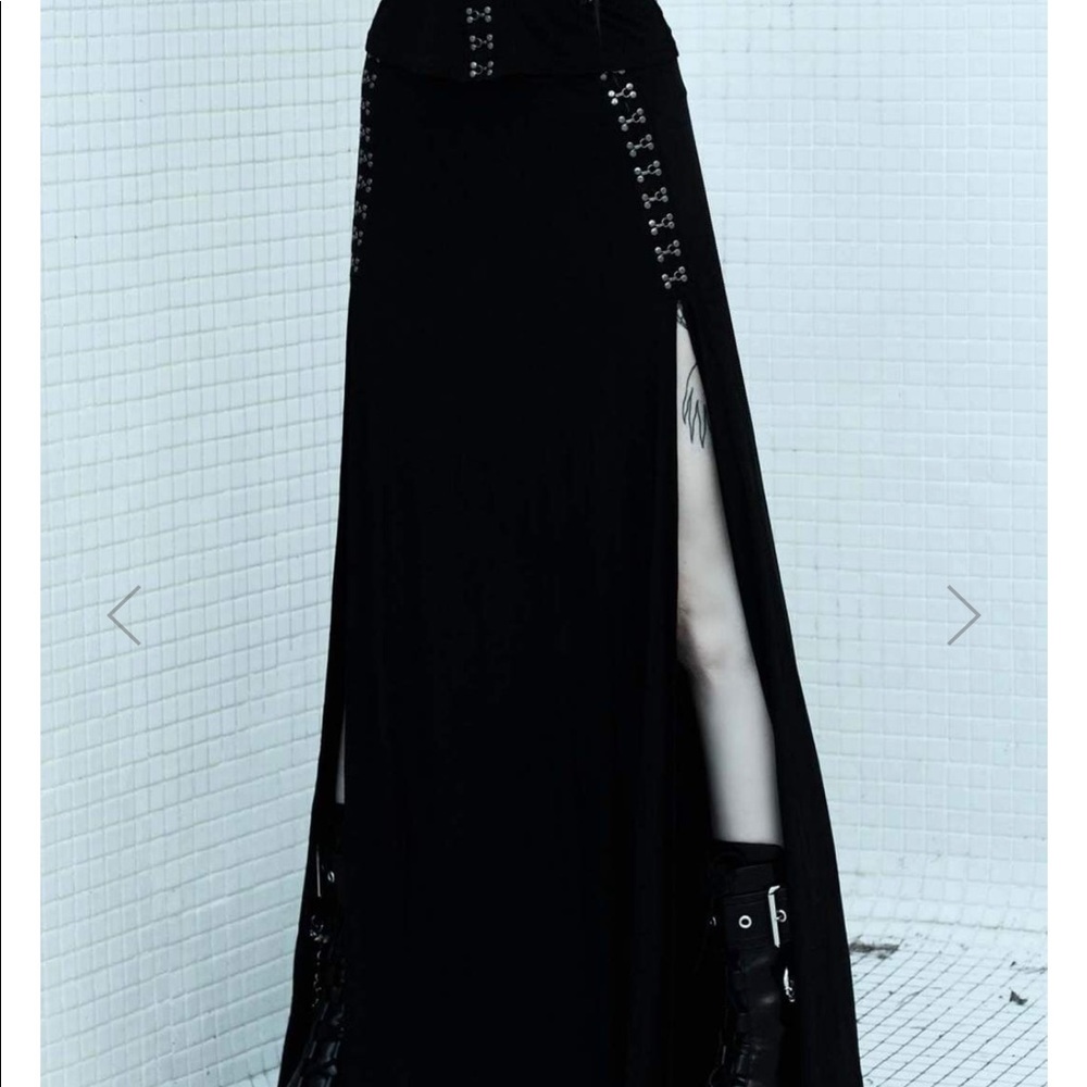 Killstar snarl maxi skirt size M